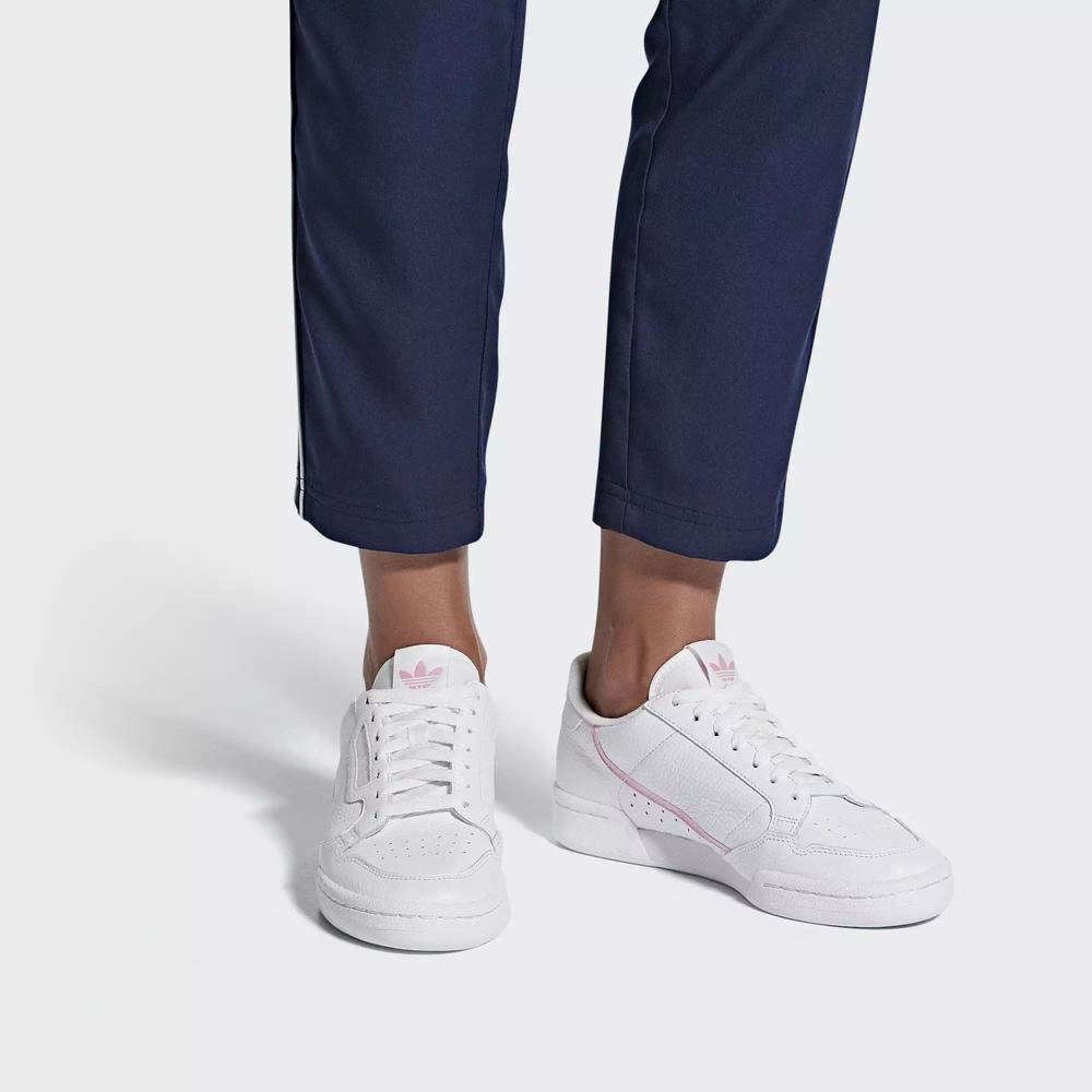 Adidas Continental 80 Tenis Blancos Para Mujer (MX-18578)